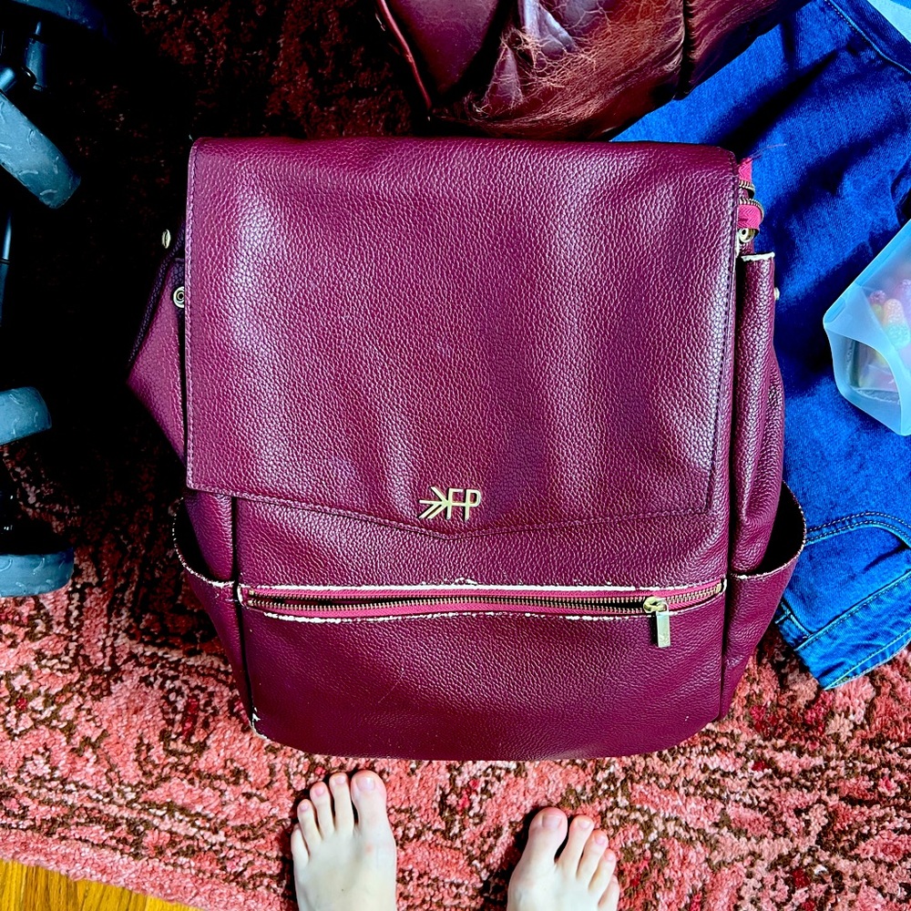 Freshly Picked diaper bag. Well loved :)